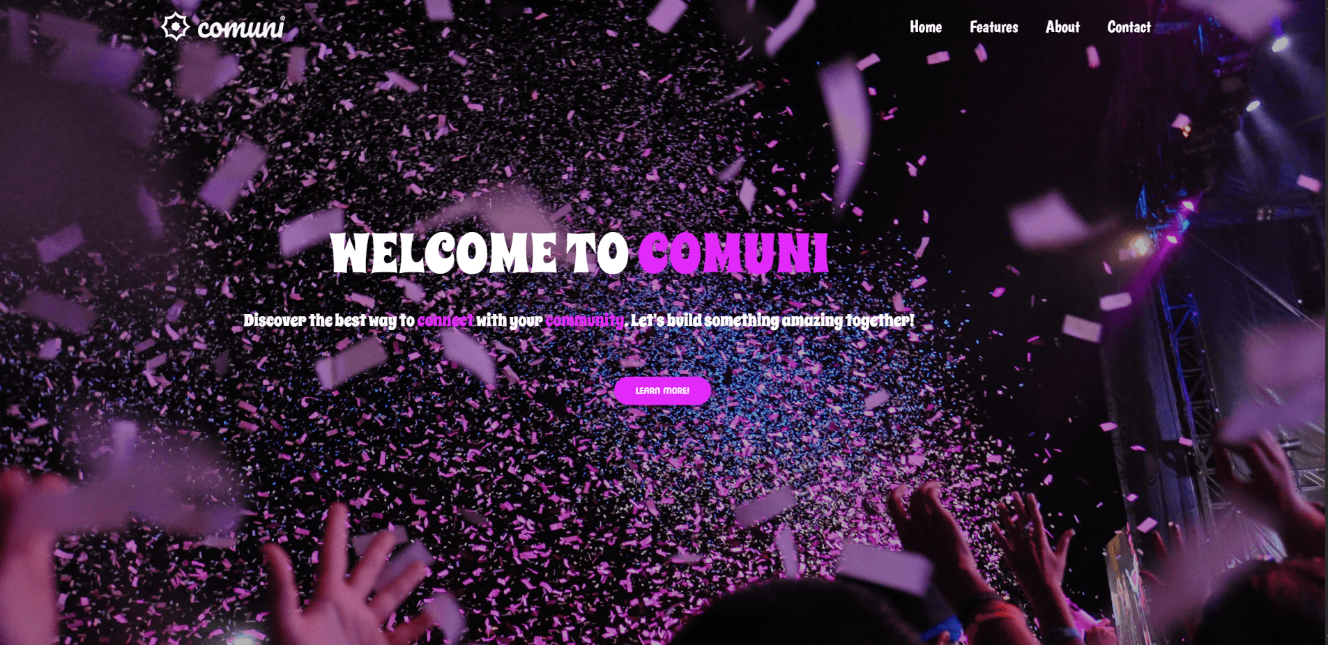 Comuni screen 1