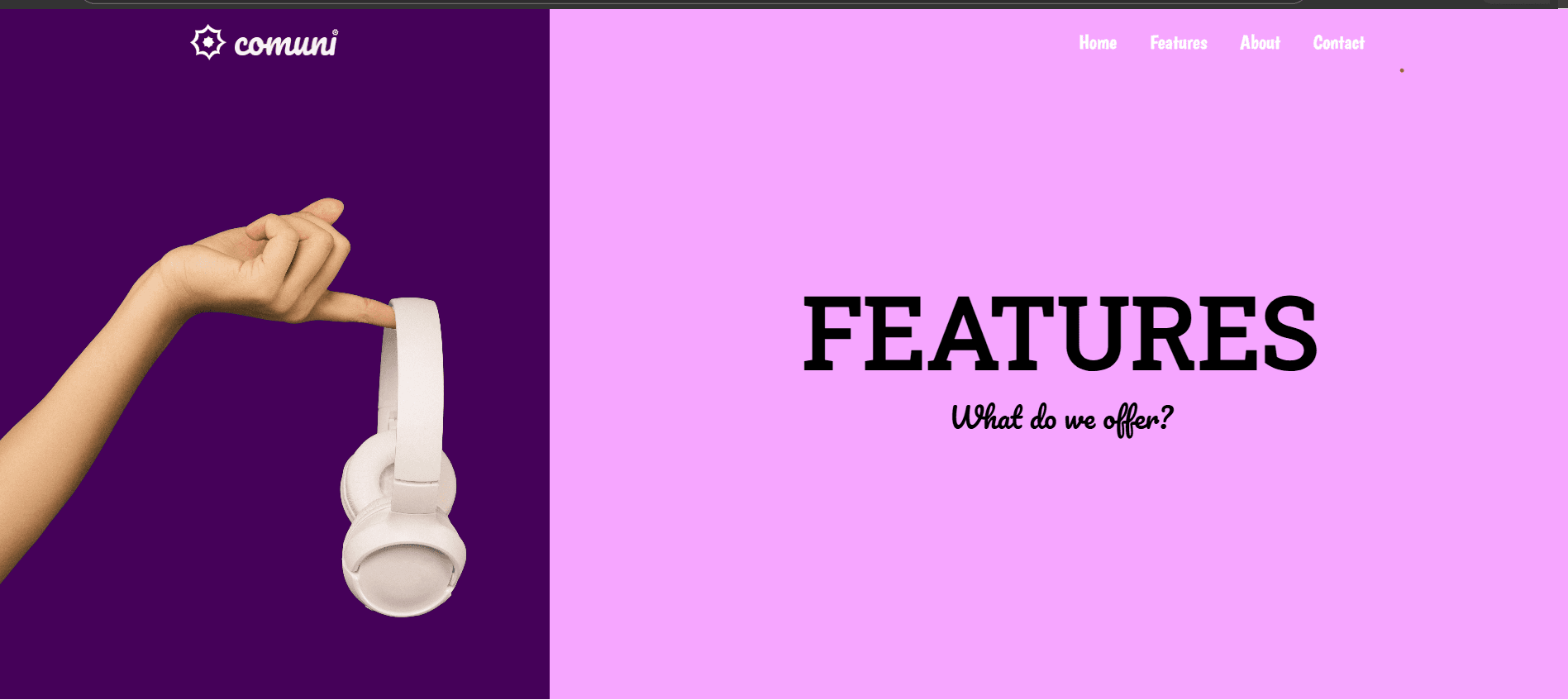Comuni screen 2